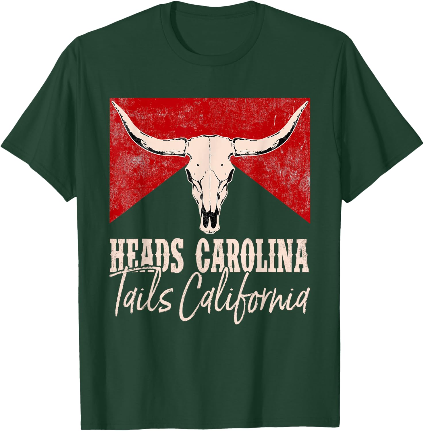 Heads Carolina Tails California Western 90's Style Costume T-Shirt - T-Shirt | Forest