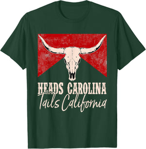 Heads Carolina Tails California Western 90's Style Costume T-Shirt - T-Shirt | Forest