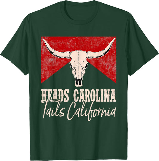 Heads Carolina Tails California Western 90's Style Costume T-Shirt - T-Shirt | Forest