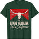 Heads Carolina Tails California Western 90's Style Costume T-Shirt - T-Shirt | Forest