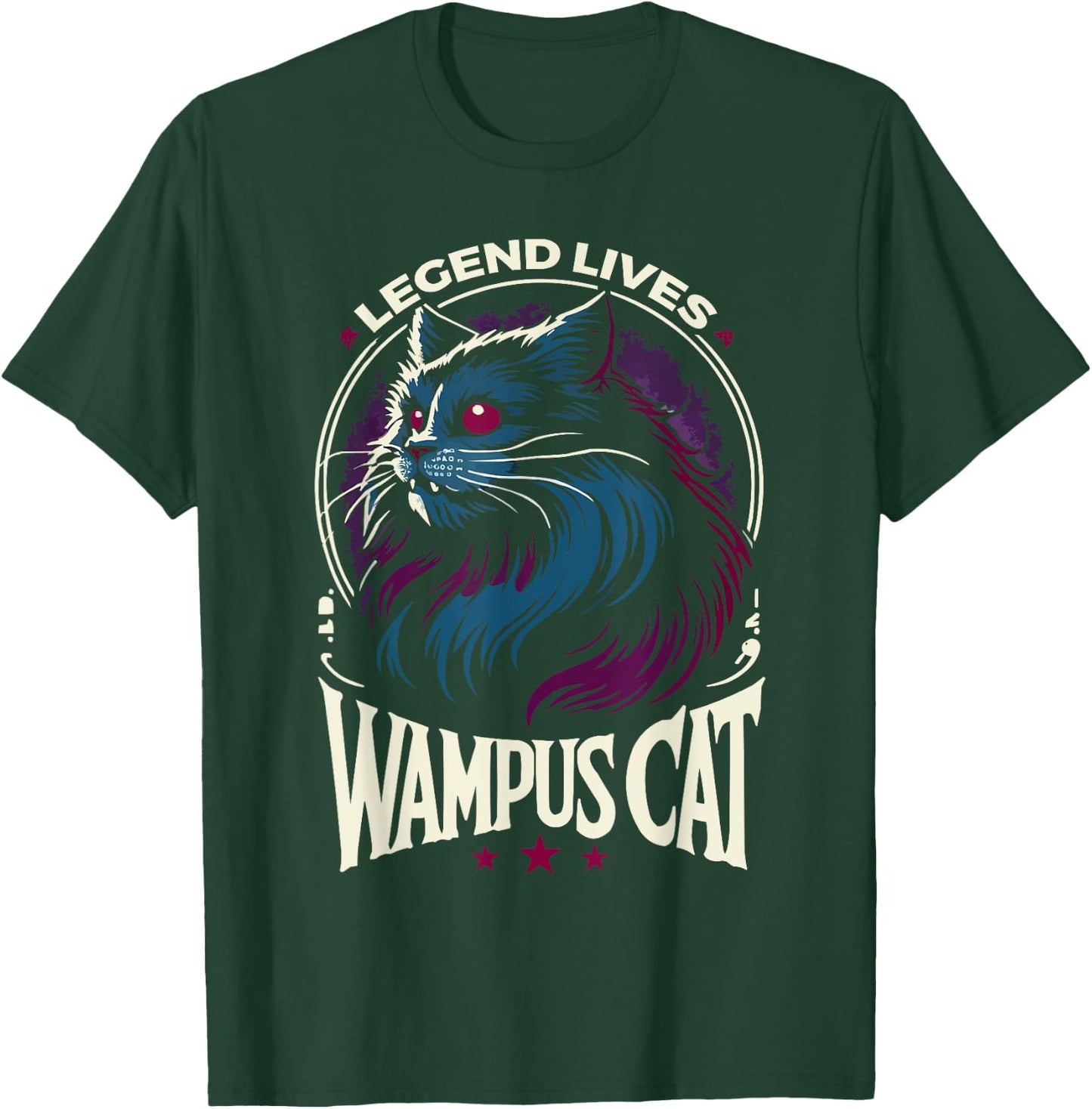 Wampus Cat American Folklore Cryptozoology Cryptid Women T-Shirt - T-Shirt | Forest