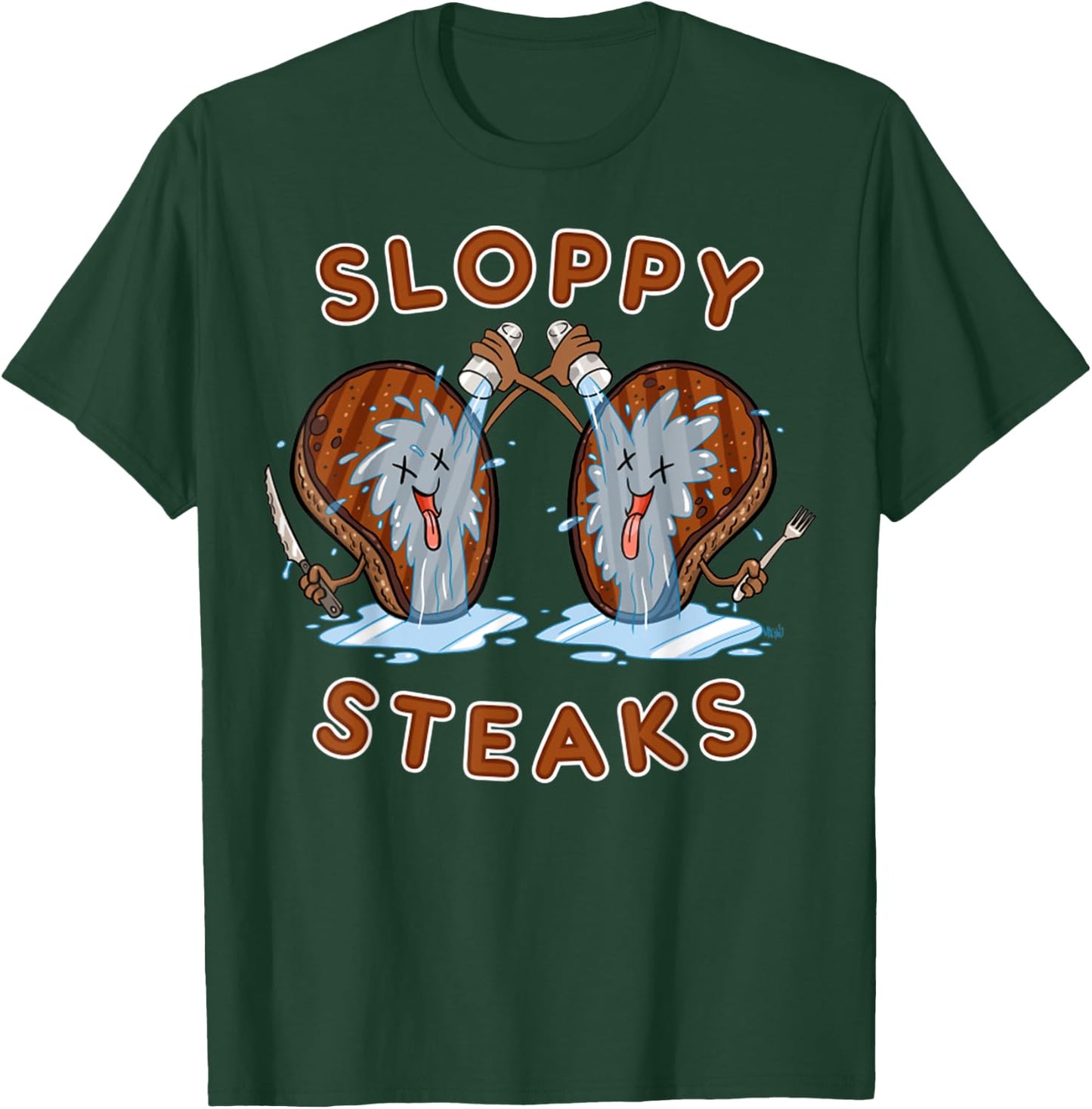 Vintage Sloppy Steaks I Think You Should Leave T-Shirt - T-Shirt | Forest