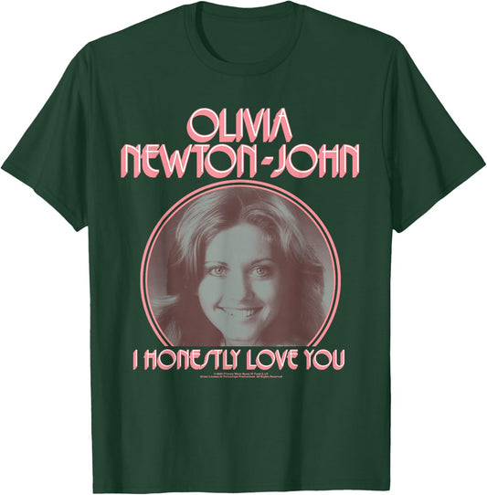 Olivia Newton-John I Honestly Love You T-Shirt - T-Shirt | Forest