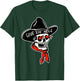 Cowboy Reaper Skull x Give em' Hell Traditional Tattoo Flash T-Shirt - T-Shirt | Forest