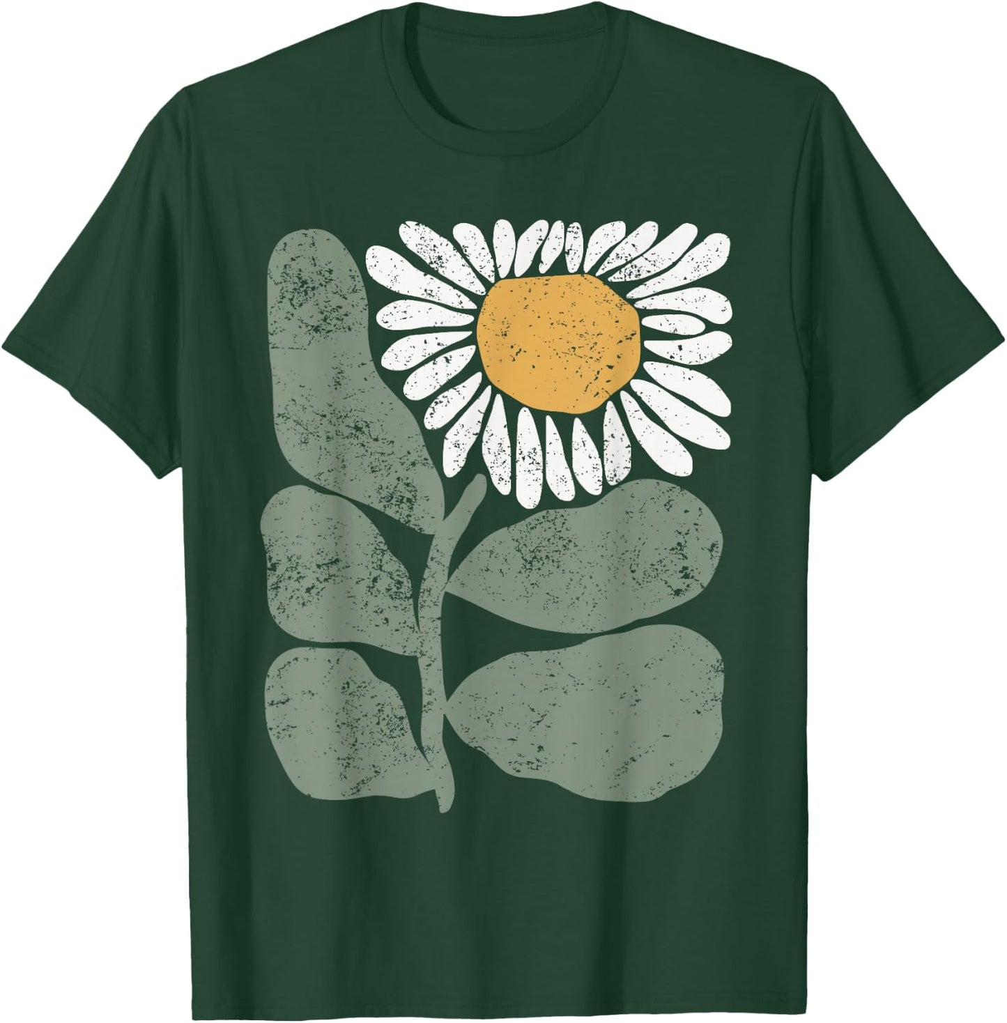 Vintage Boho Wildflower Retro Botanical Wildflower Gardener T-Shirt - T-Shirt | Forest