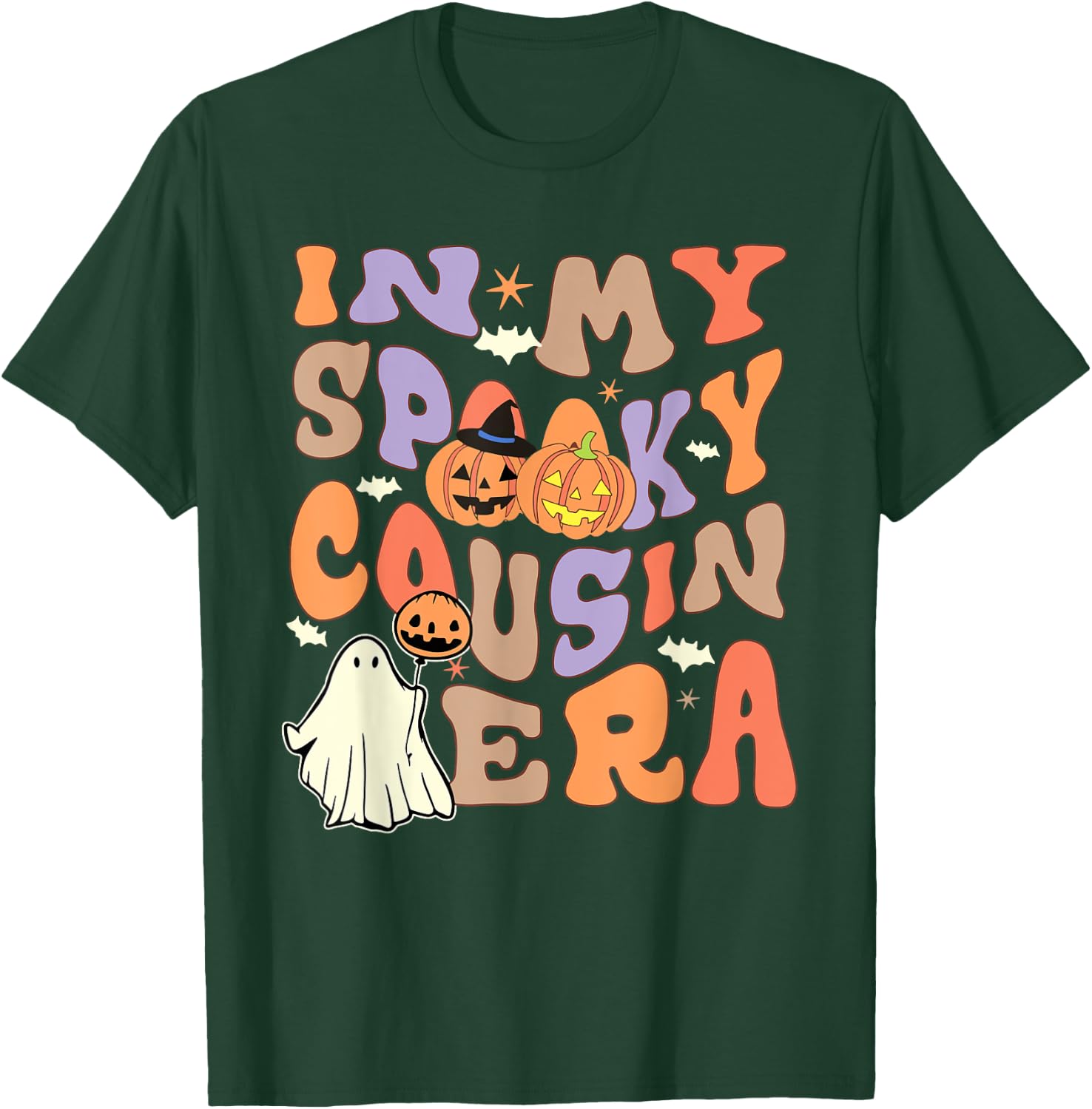 In My Spooky Cousin Era Spooky Ghost Family Matching T-Shirt - T-Shirt | Forest