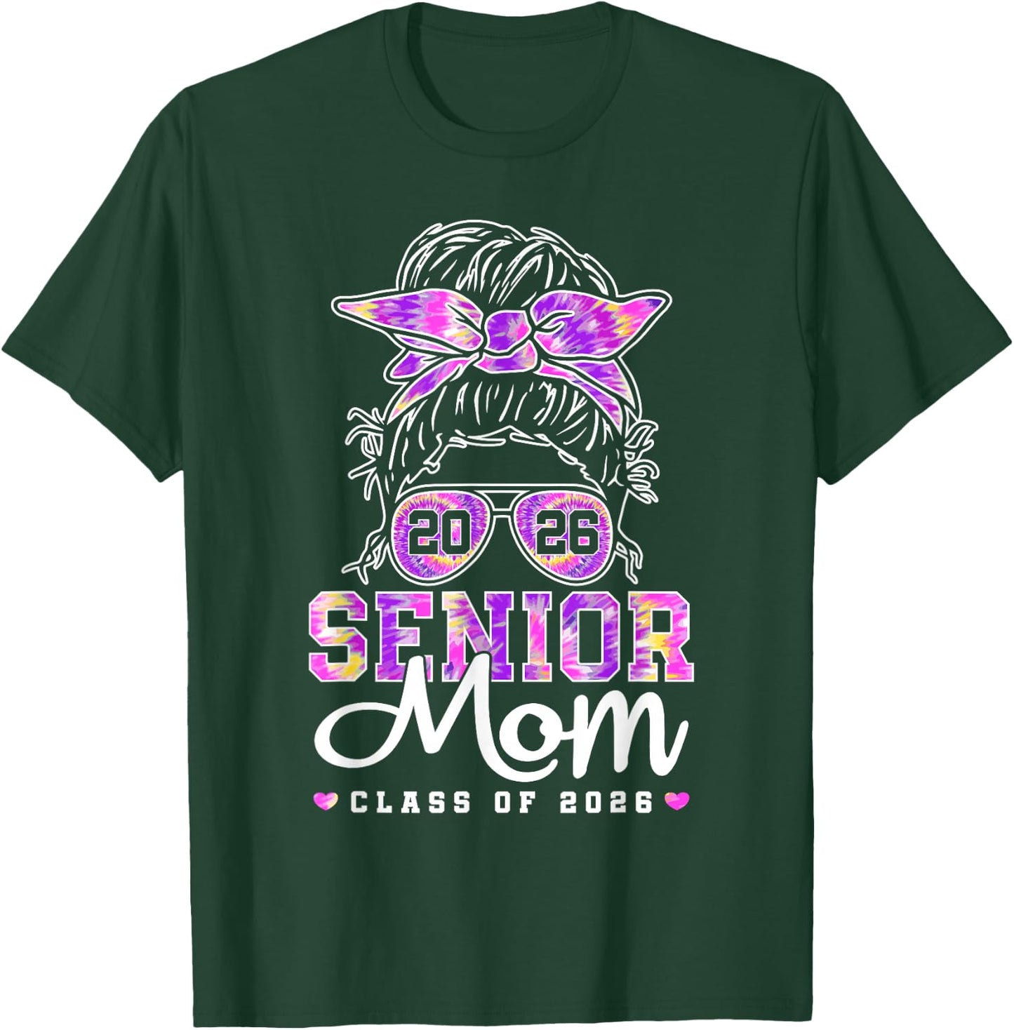 Senior Mom 2026 Mother Of Senior 2026 Class Of 2026 Mama T-Shirt - T-Shirt | Forest