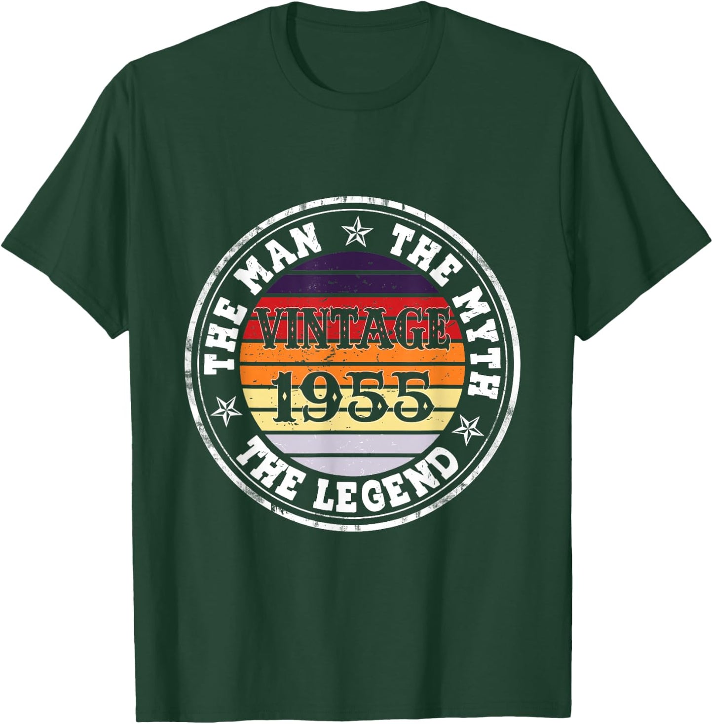 Man Myth Legend 1955 70th Birthday For 70 Years Old T-Shirt - T-Shirt | Forest