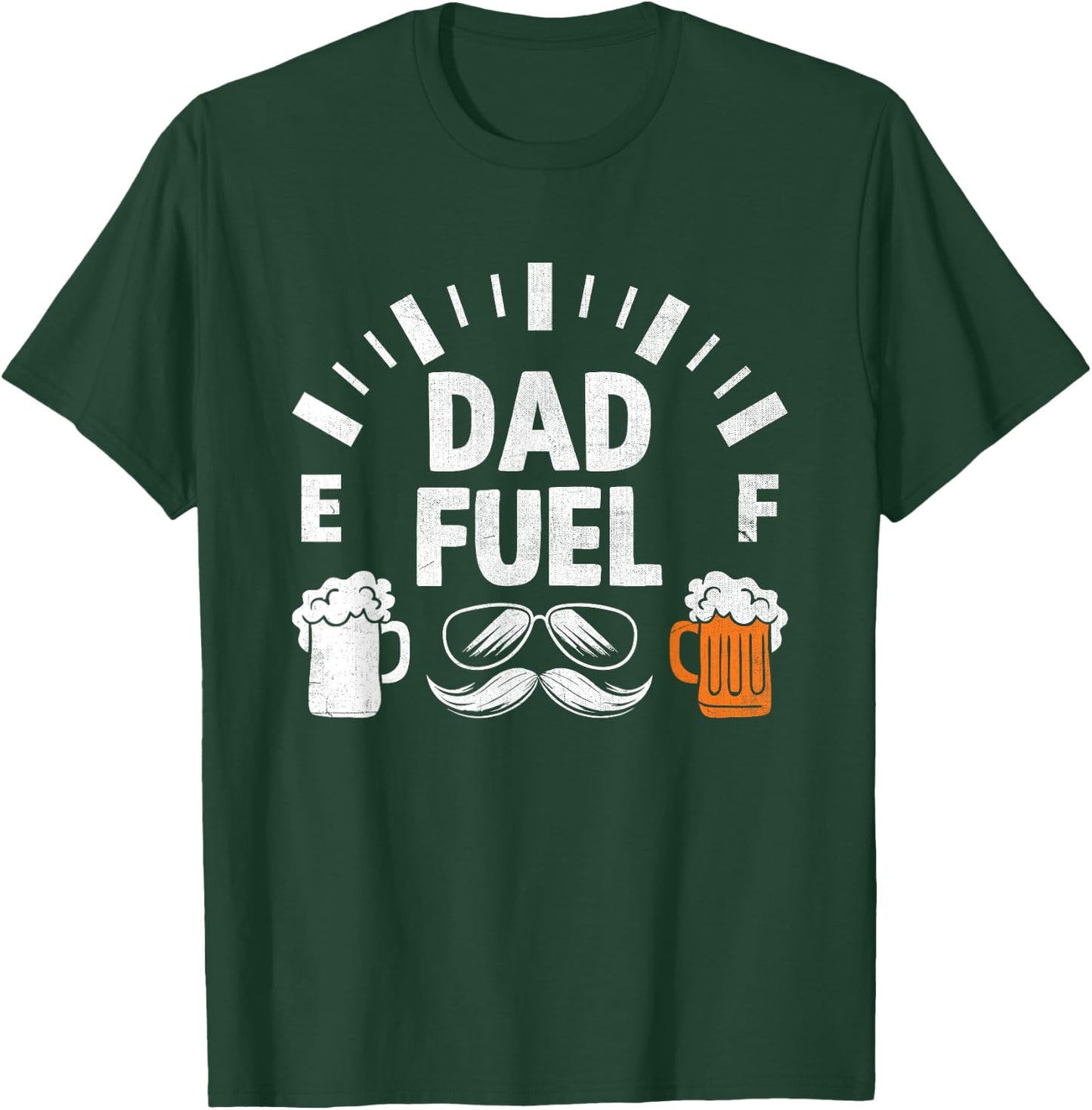 Dad Fuel Beer Drinking Father's Day Family Father T-Shirt - T-Shirt | Forest