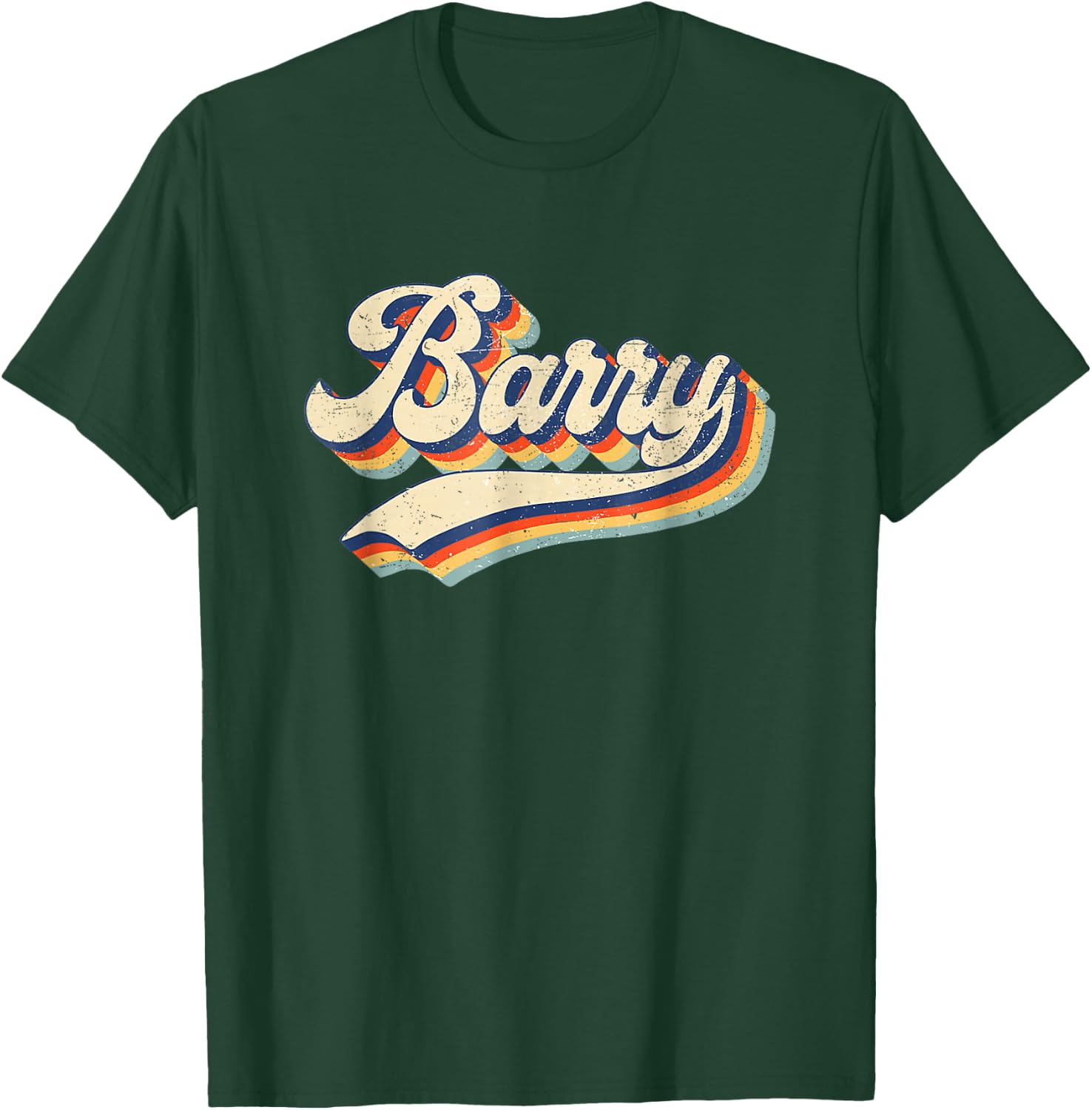 Funny Retro Vintage Barry First Name Barry T-Shirt - T-Shirt | Forest