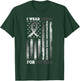 I Wear Zebra For My Dad USA Flag Ribbon Neuroendocrine Women Kids Men T-Shirt - T-Shirt | Forest