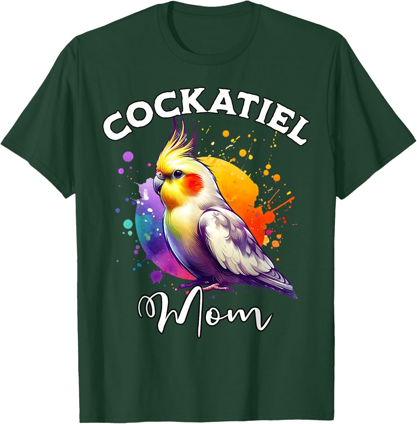 Cockatiel Mama Cockatiel T-Shirt - T-Shirt | Forest