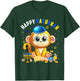 Happy Hanukkah Monkey Costume Jewish Symbols Menorah Lover T-Shirt - T-Shirt | Forest