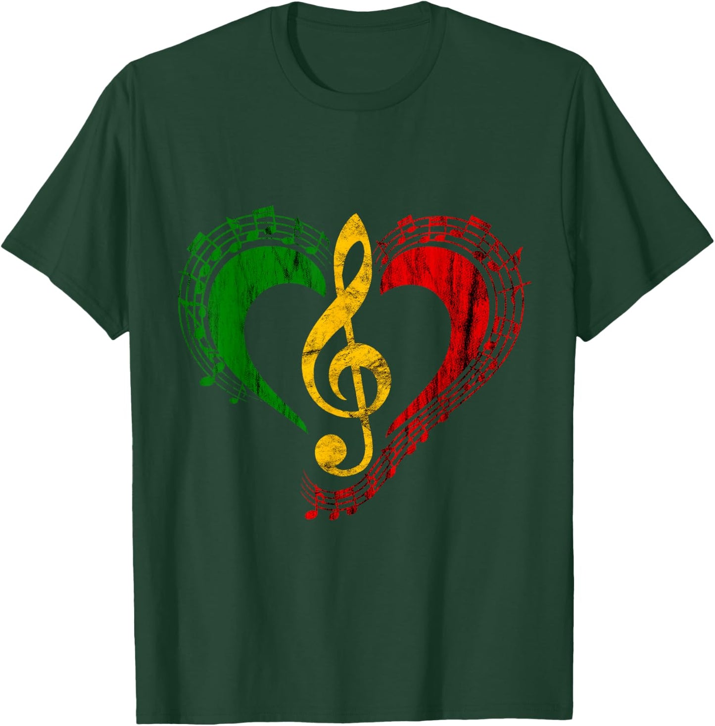 Rasta Reggae Music Jamaica Rastafari Roots Jamaican T-Shirt - T-Shirt | Forest