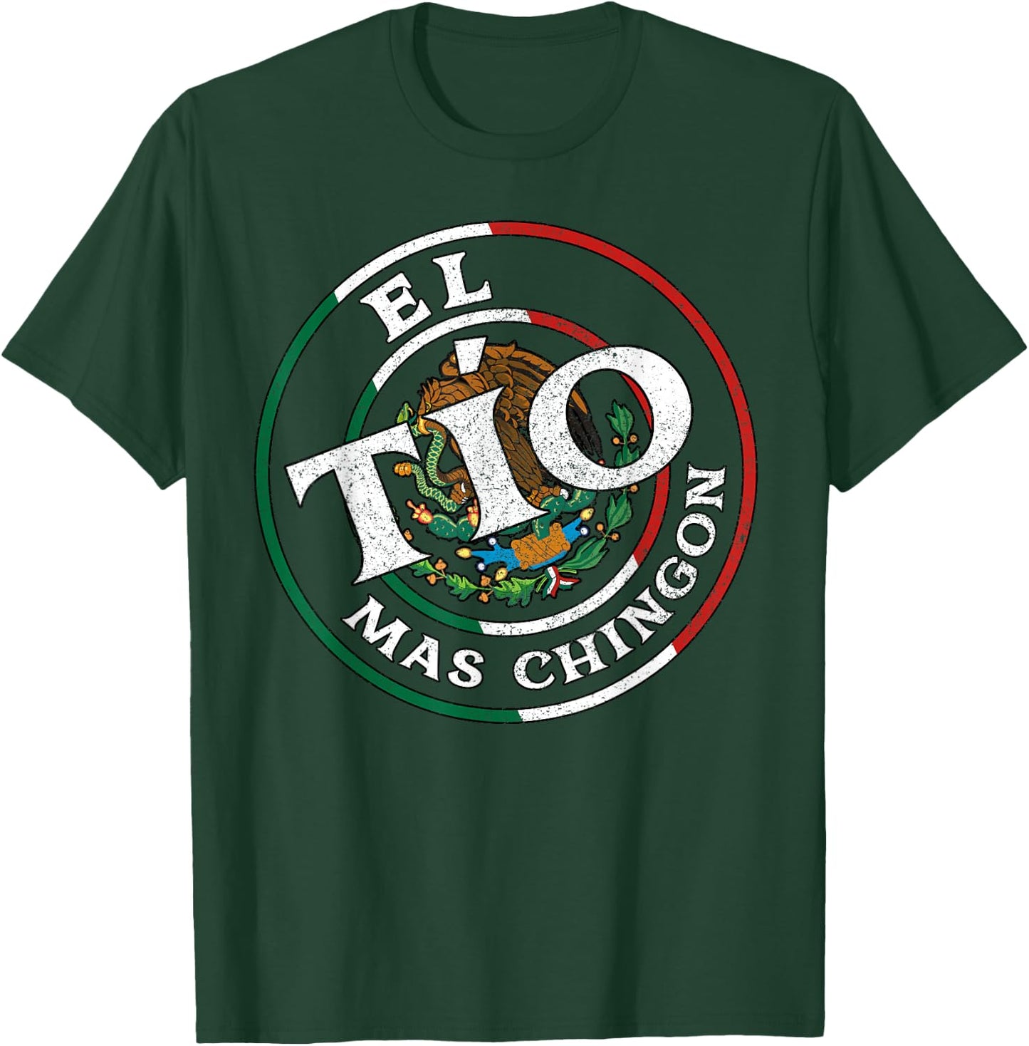 El Tio Mas Chingon Spanish Matchin Couple Mexicans Fiesta T-Shirt - T-Shirt | Forest