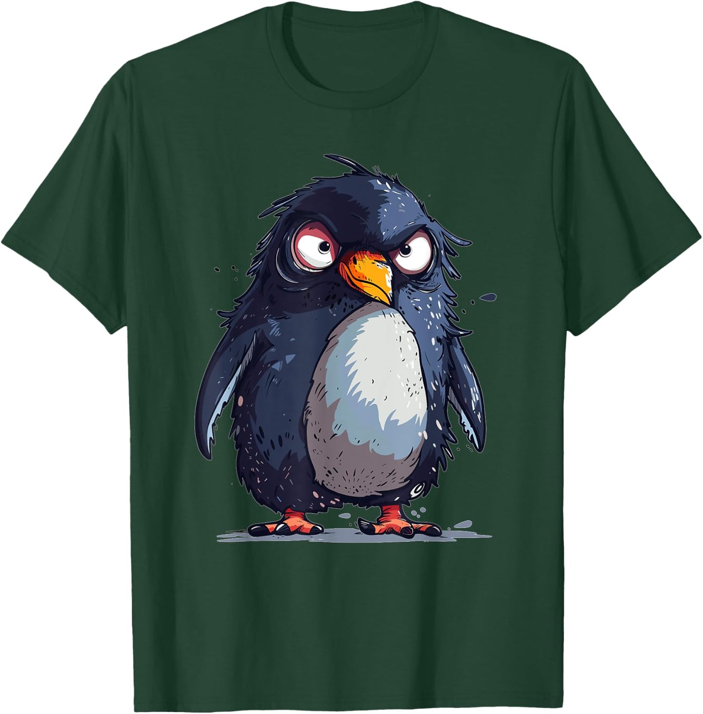 Grumpy Penguin T-Shirt - T-Shirt | Forest