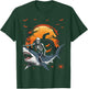 Halloween Skeleton Riding Shark Mummy Boys Kids Toddlers T-Shirt - T-Shirt | Forest