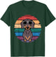 Retro Dachshund Sunset T-Shirt - T-Shirt | Forest