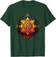 Sri Yantra Sacred Geometry Spiritual Healing T-Shirt - T-Shirt | Forest