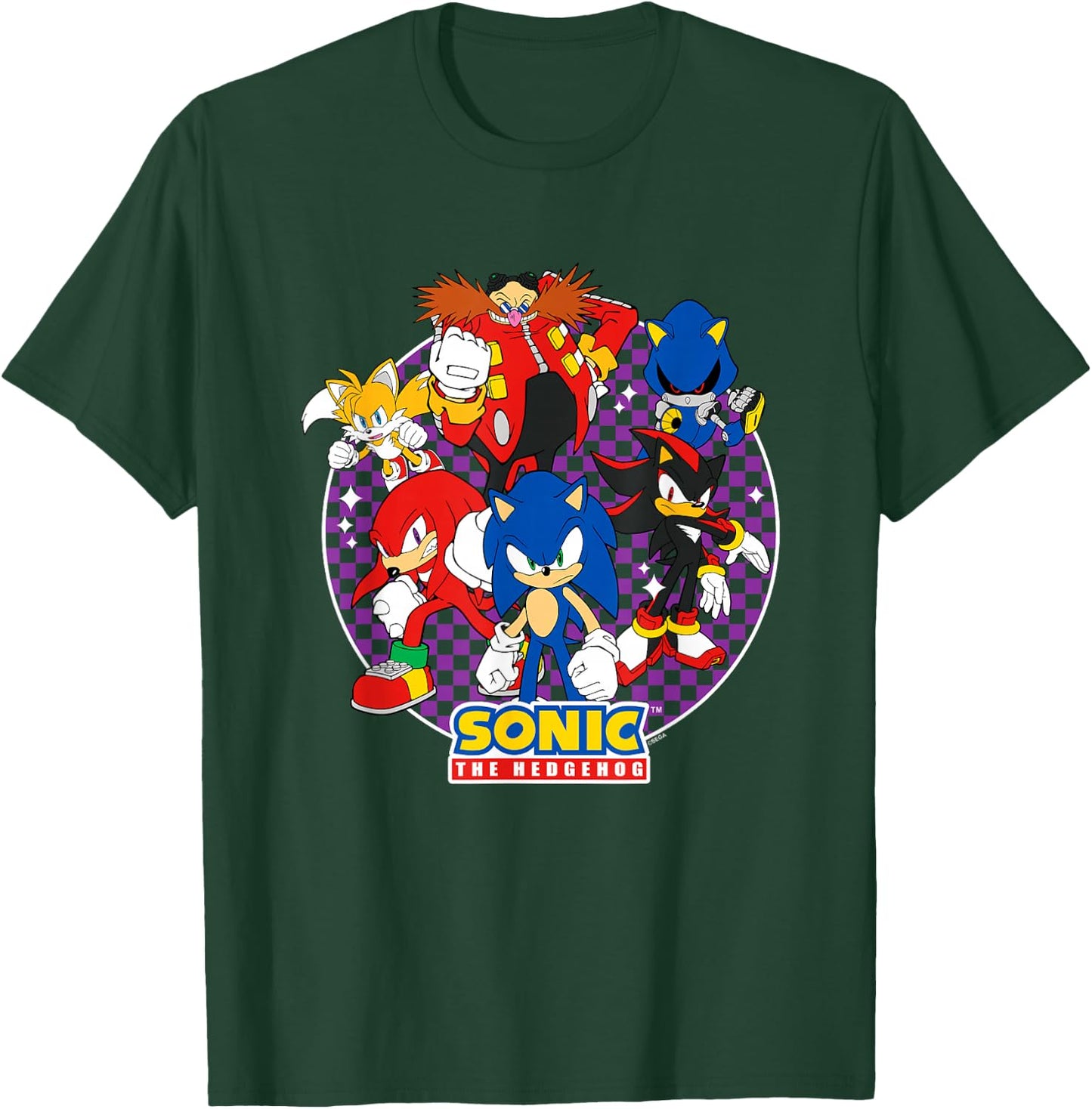 Sonic The Hedgehog Heroes & Villains Epic Portrait T-Shirt - T-Shirt | Forest