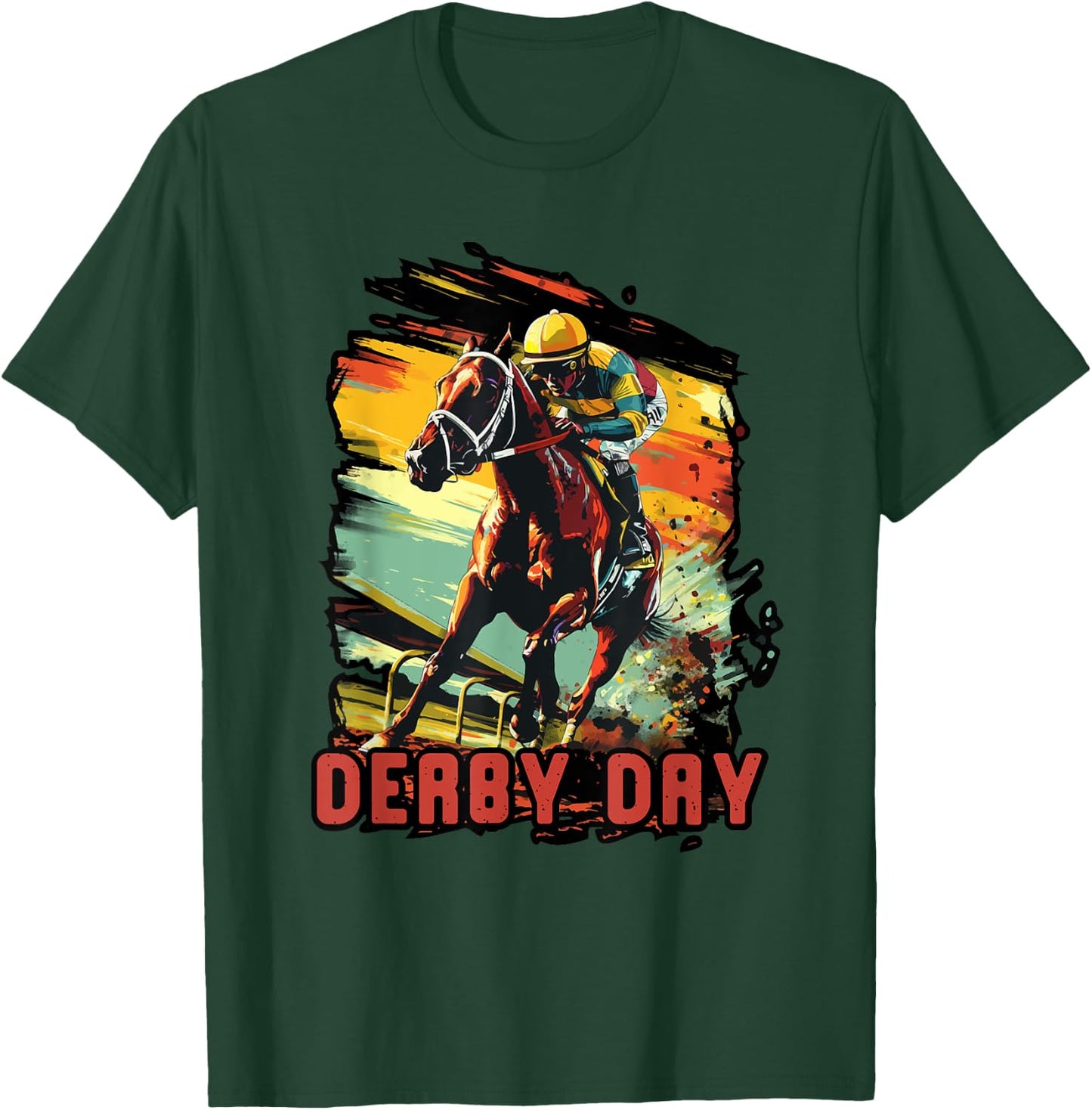 Elegant derby racing day KY Horse Racing Spectacle T-Shirt - T-Shirt | Forest