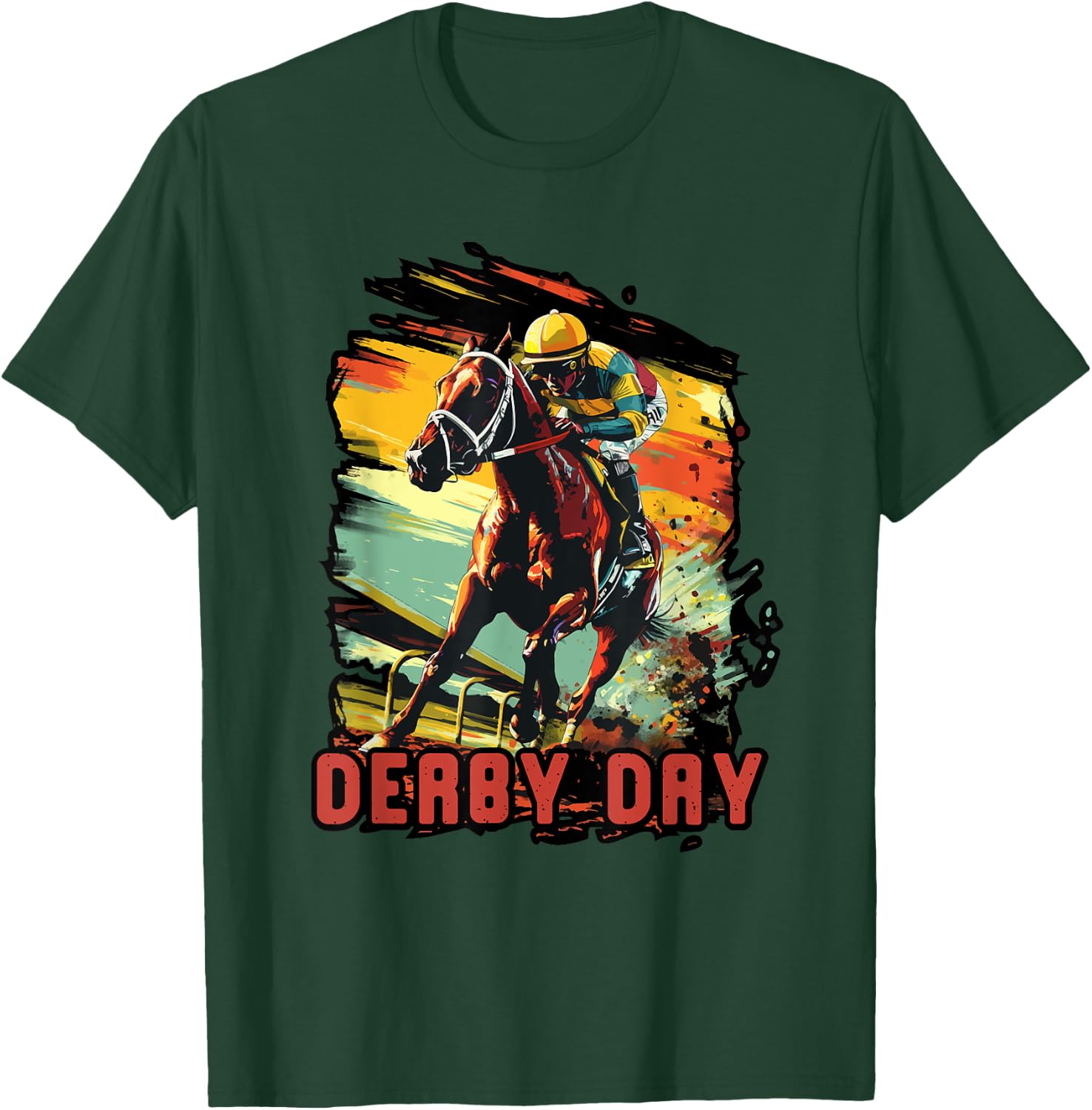 Elegant derby racing day KY Horse Racing Spectacle T-Shirt - T-Shirt | Forest