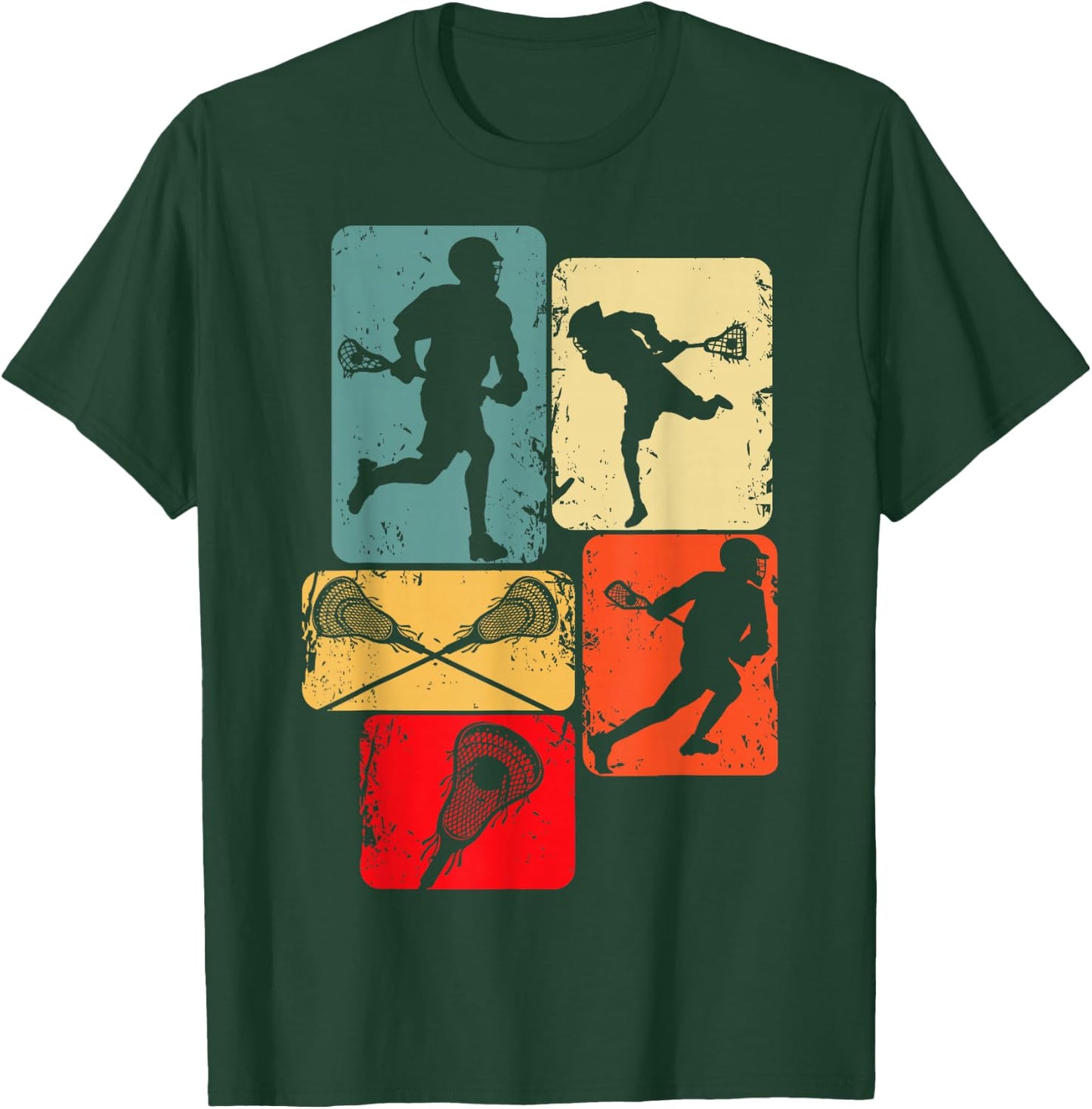 Lacrosse Boys Kids Men Youth T-Shirt - T-Shirt | Forest