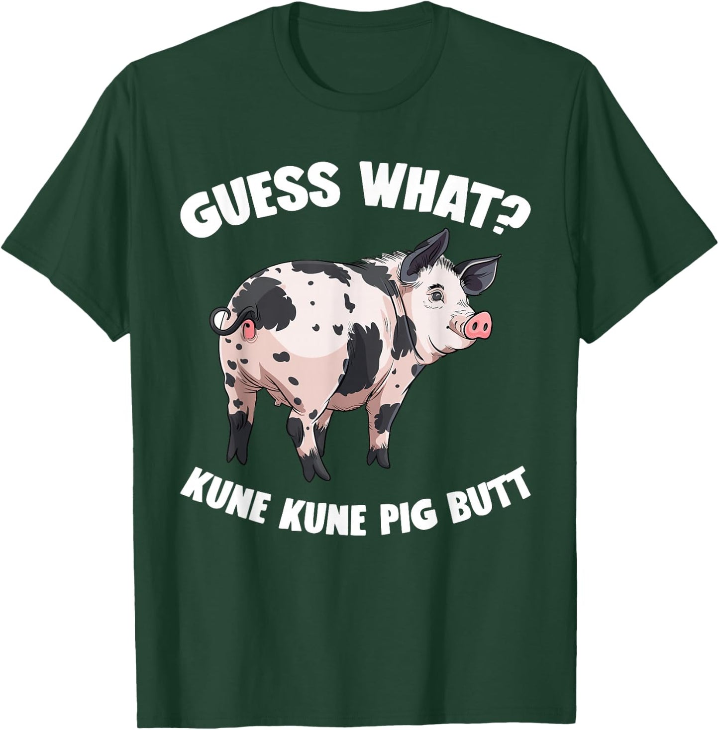 Kune Kune Pig Breeder Plush Stuffed Animal Kunekune Pig T-Shirt - T-Shirt | Forest