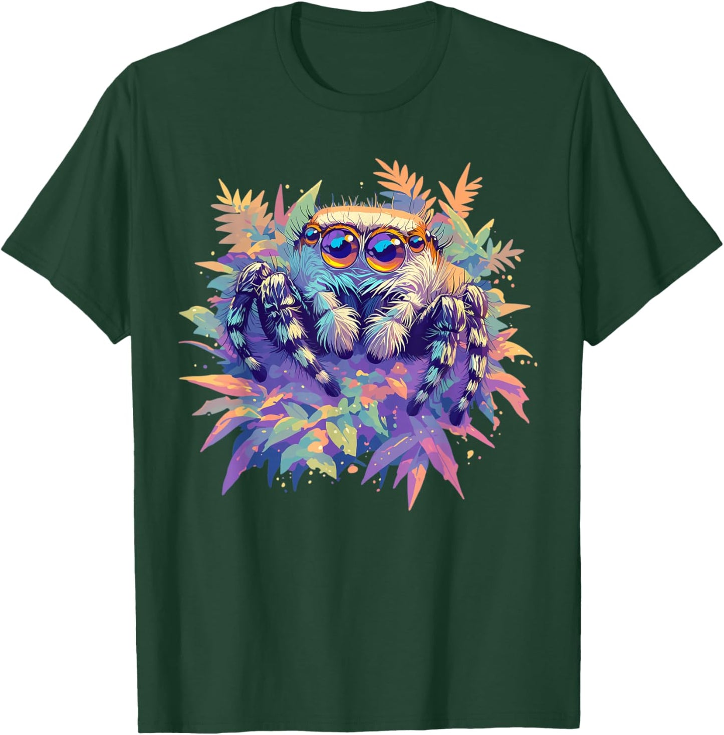 Jumping Spiders Jumping Spider T-Shirt - T-Shirt | Forest