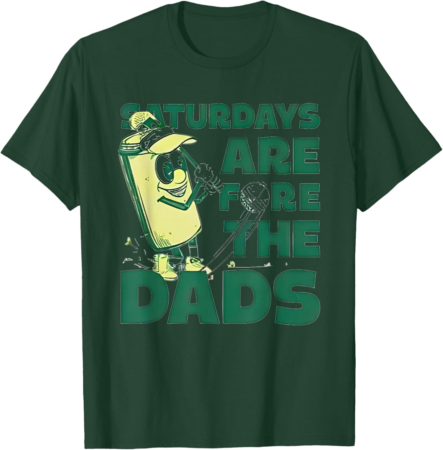 Saturdays are Fore The Dads Golf T-Shirt - T-Shirt | Forest