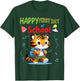 TIGER Student Wearing Backpack Go Happy First Day Of School T-Shirt - T-Shirt | Forest