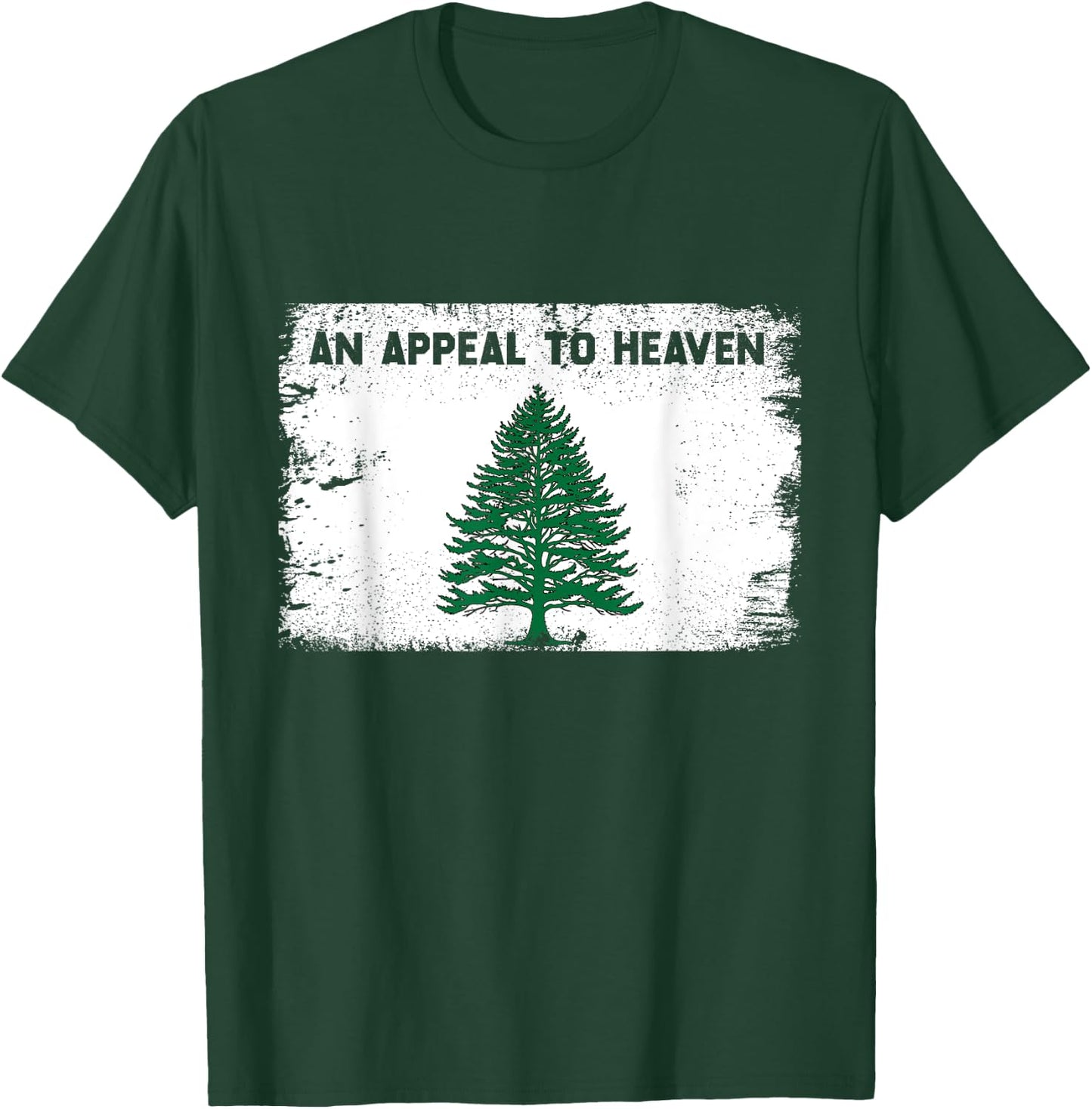 4th of July An Appeal To Heaven Flag Pine Tree Flag Men T-Shirt - T-Shirt | Forest