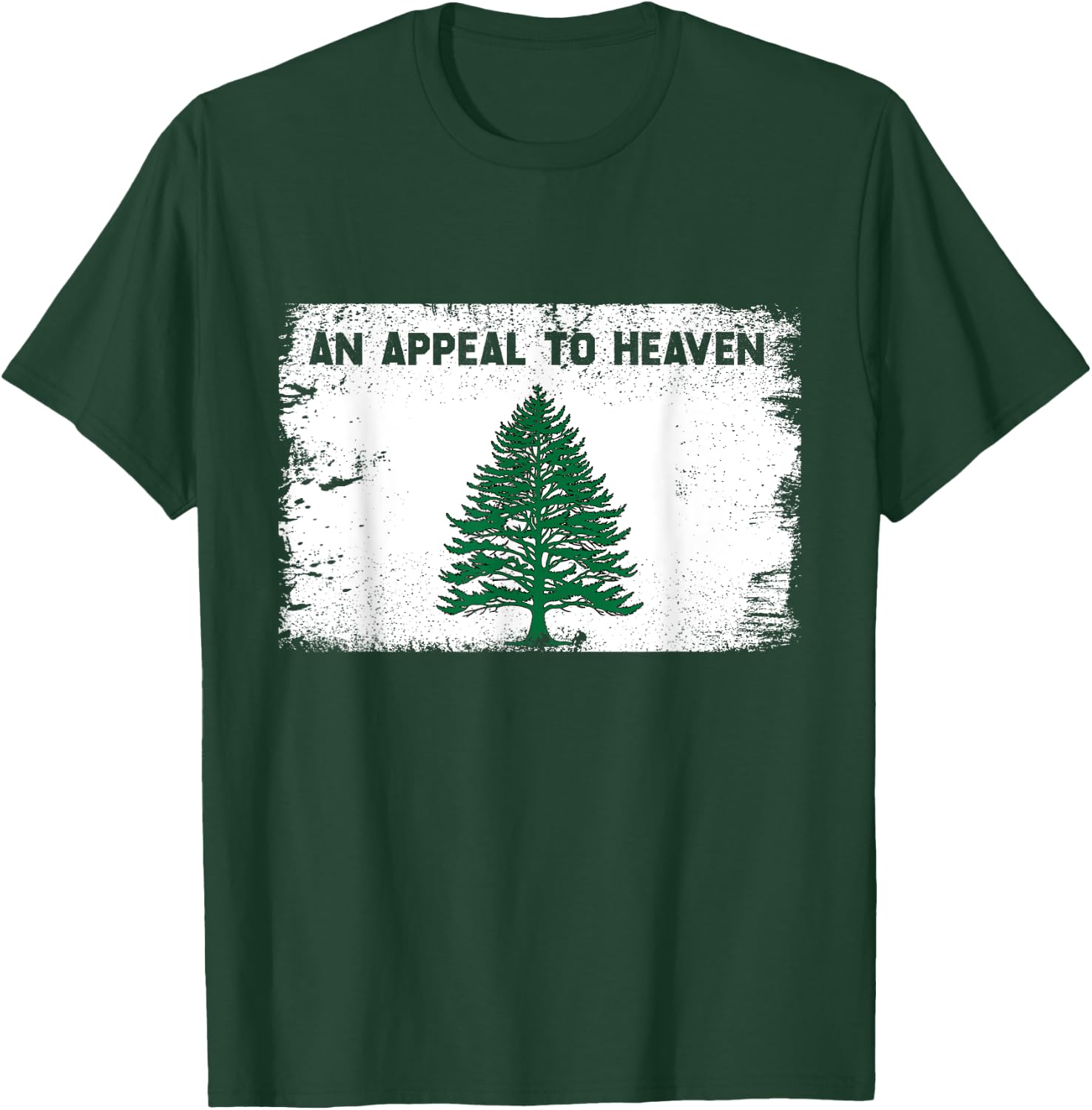 4th of July An Appeal To Heaven Flag Pine Tree Flag Men T-Shirt - T-Shirt | Forest
