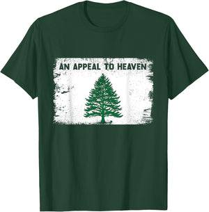 4th of July An Appeal To Heaven Flag Pine Tree Flag Men T-Shirt - T-Shirt | Forest