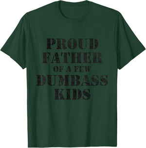 Funny Fathers Day Presents For Dad Father Of Kids T-Shirt - T-Shirt | Forest