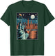 New York Skyline Reflection Liberty Poster-Style Illustratio T-Shirt - T-Shirt | Forest