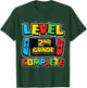 Level 2nd Grade Complete Gamer Boys Girls Kids Class of 2026 T-Shirt - T-Shirt | Forest