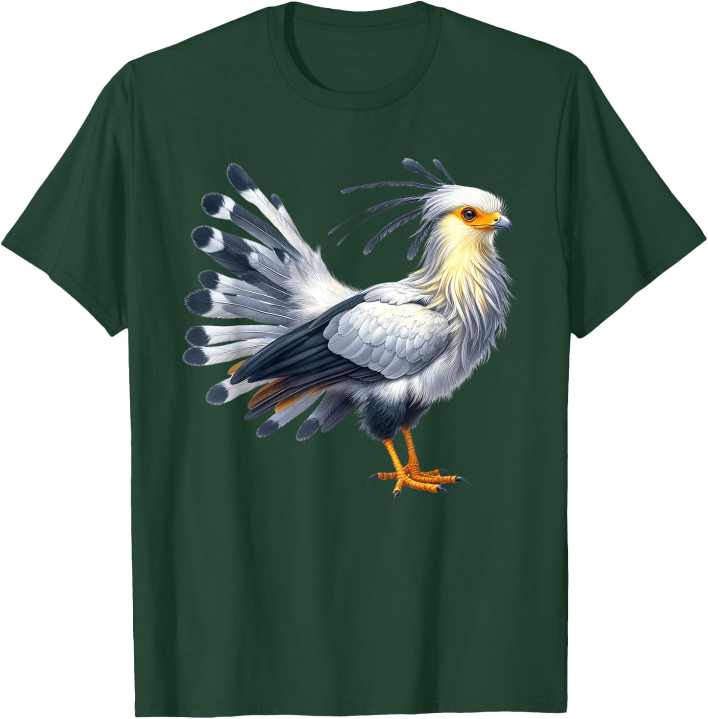 Secretarybird x Secretary Bird T-Shirt - T-Shirt | Forest