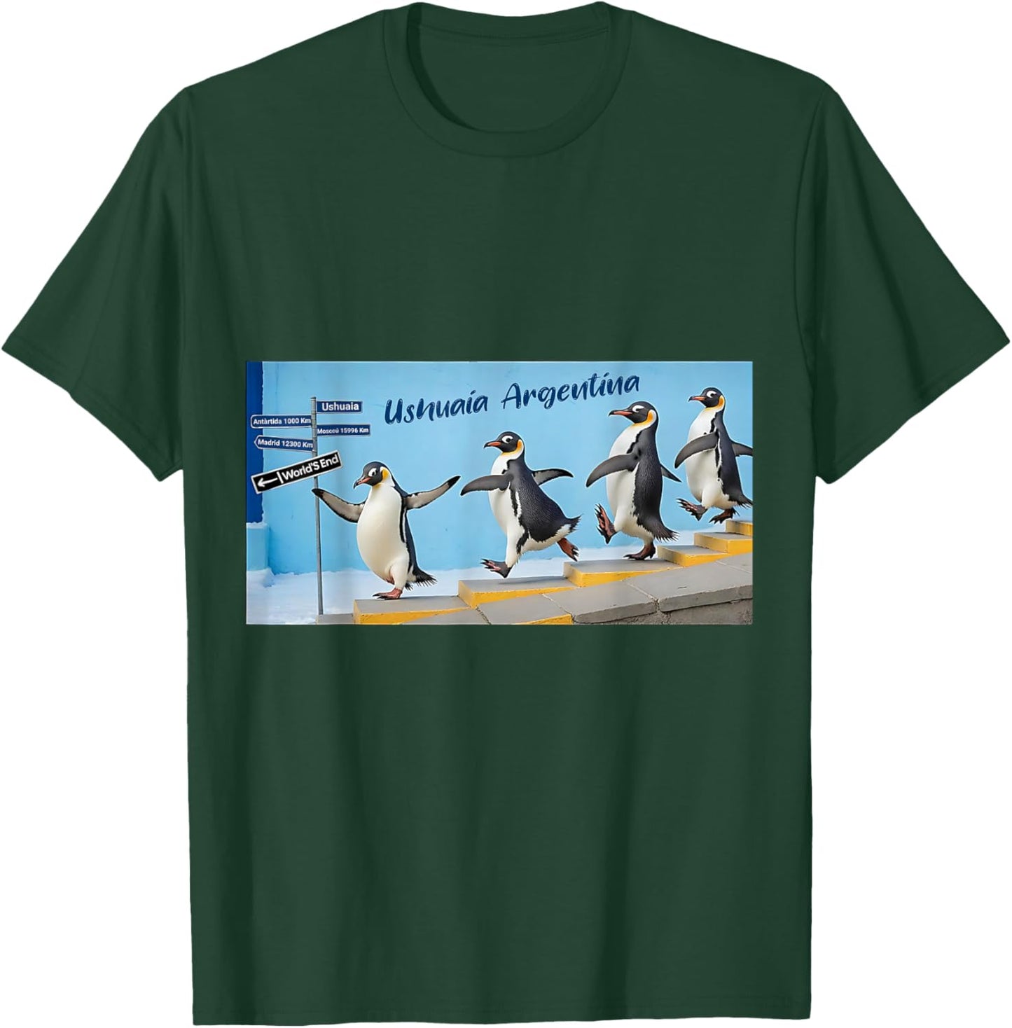Ushuaia Tierra De Fuego Argentina T-Shirt - T-Shirt | Forest