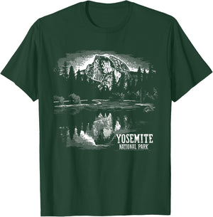 Yosemite - US National Park Vintage Men Women Kids Retro T-Shirt - T-Shirt | Forest