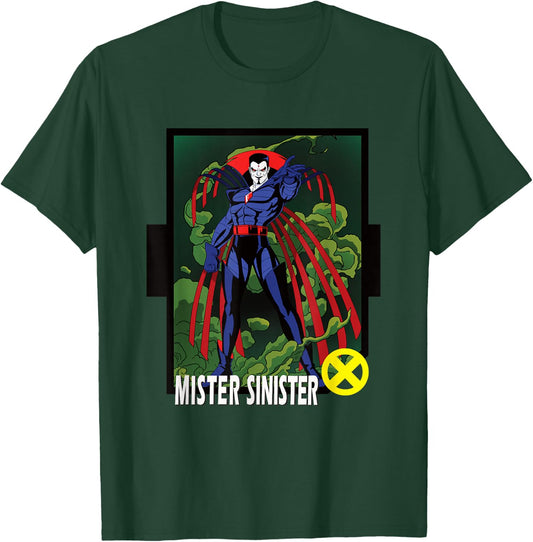 Marvel X-Men '97 Classic Mr. Sinister Vintage Villain Panel T-Shirt - T-Shirt | Forest
