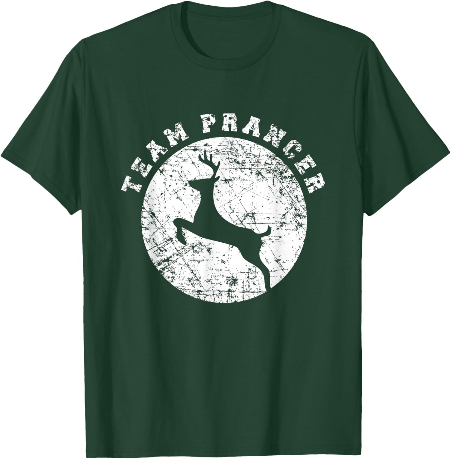 Team Prancer T Shirt, Funny Cute Christmas Gift Kids Adults T-Shirt - T-Shirt | Forest