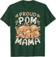 Proud Pom Mama, Pomeranian Dog Mother sleeps with Puppy T-Shirt - T-Shirt | Forest