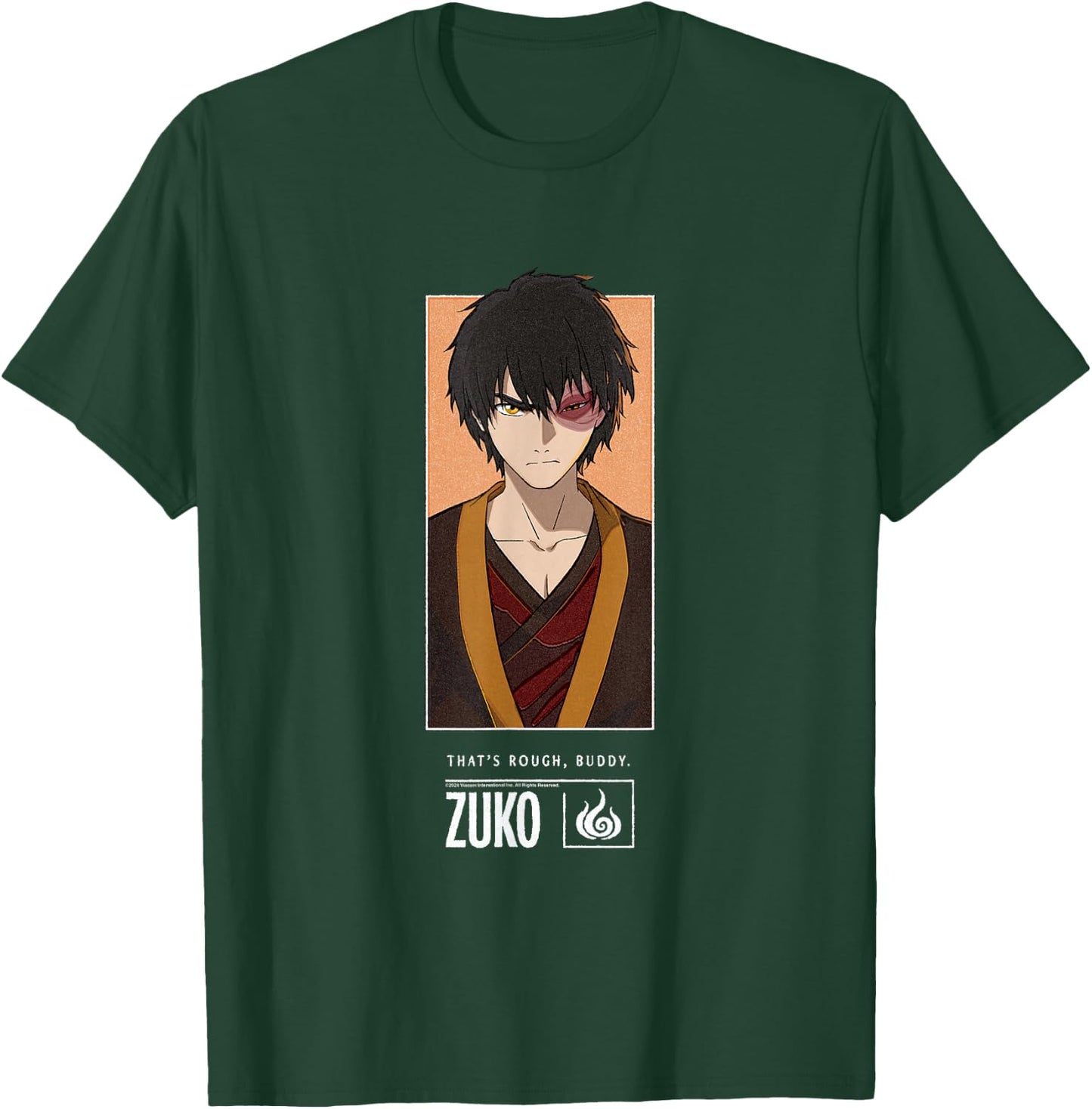 Avatar The Last Airbender Zuko Firebending Master T-Shirt - T-Shirt | Forest