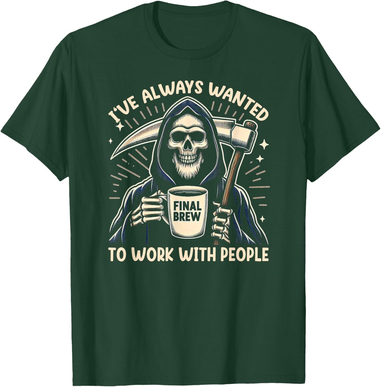 Grim Reaper Last Responder T-Shirt - T-Shirt | Forest