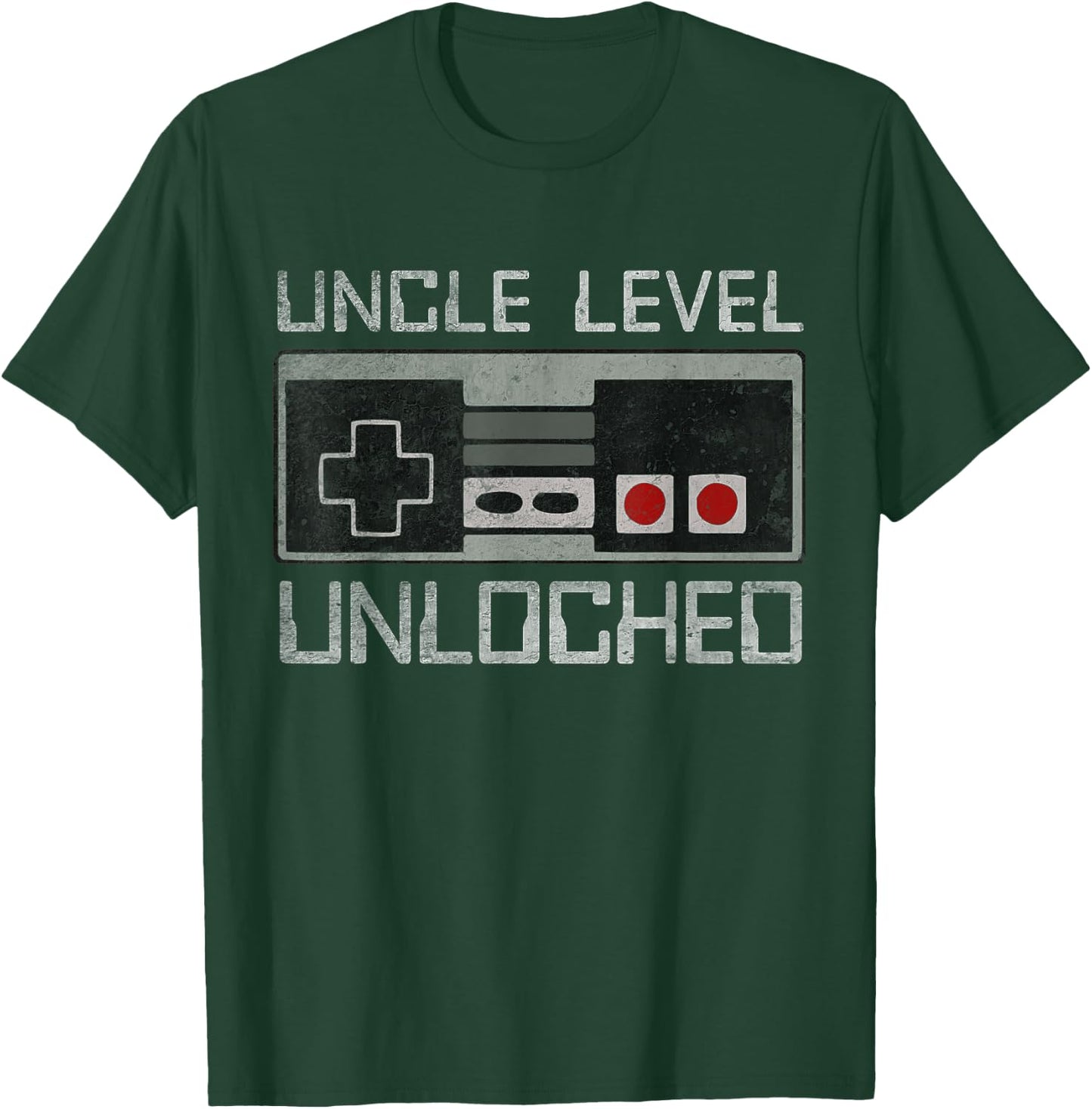 Pregnancy Announcement Uncle Level Unlocked First Time New T-Shirt - T-Shirt | Forest