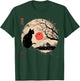 Black Cat Vintage Japan Art Japanese Theme Retro Print T-Shirt - T-Shirt | Forest