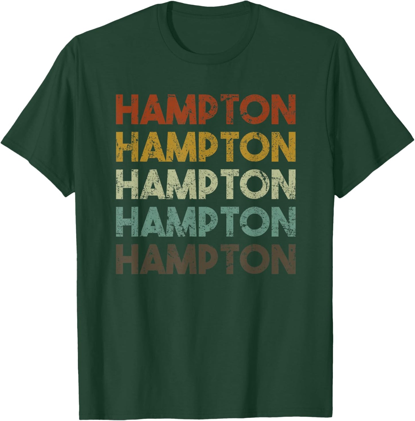 Hampton Virginia Home State T-Shirt - T-Shirt | Forest