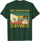 Best Sheltie Dad Ever Retro Vintage Sunset T-Shirt - T-Shirt | Forest