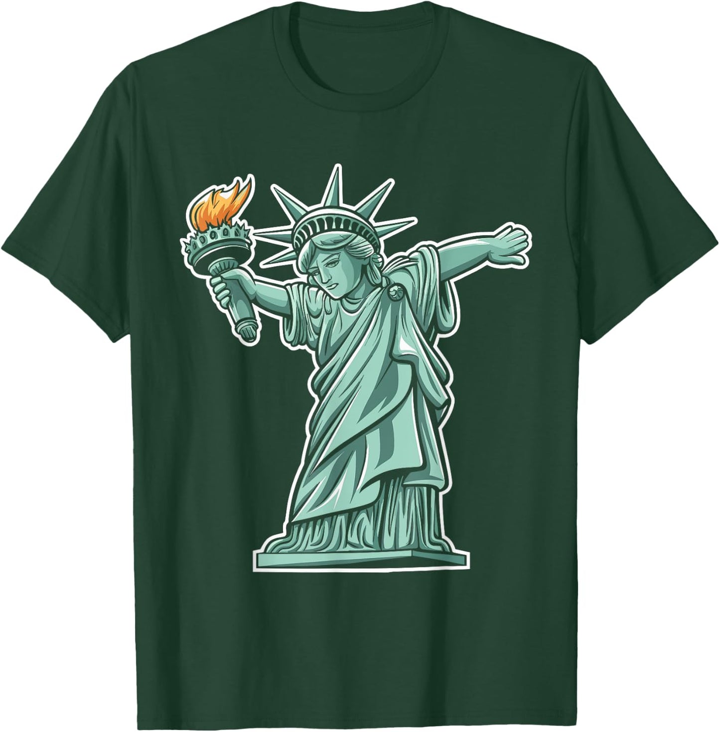 Freedom for All, Inspired by the Statue of Liberty T-Shirt - T-Shirt | Forest